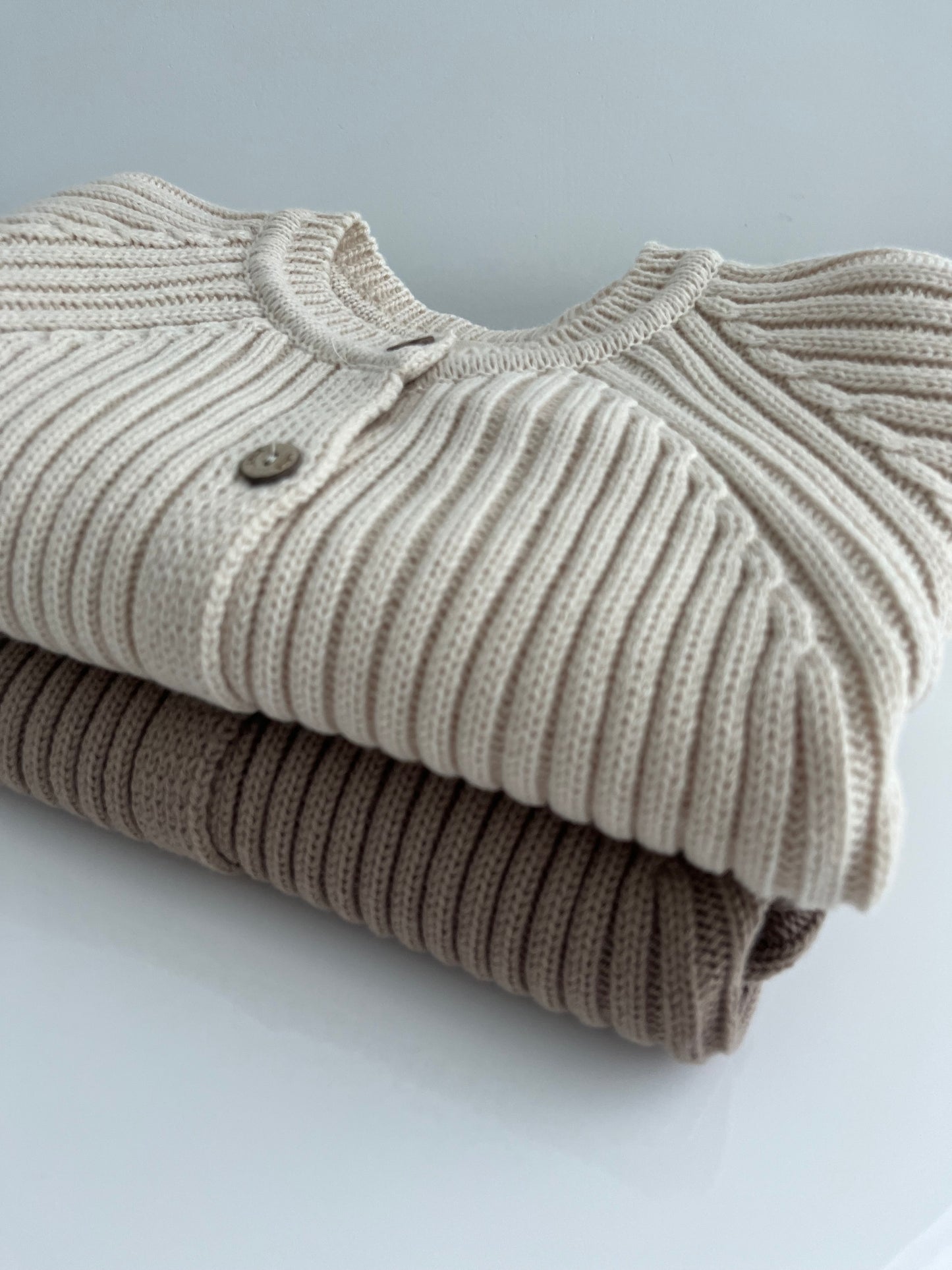 Open knit boxpakje