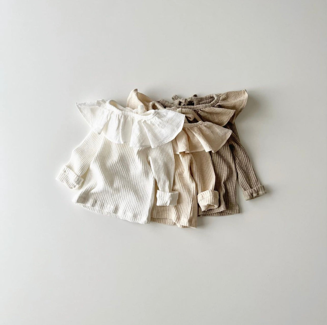 Nora ruffle shirt creme